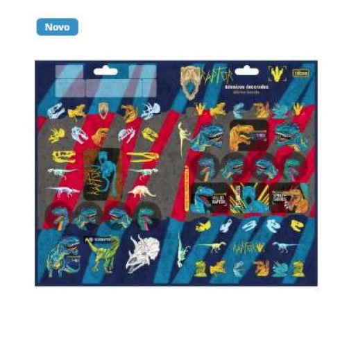 Adesivo Decorado Duplo Dinossauro- Tilibra