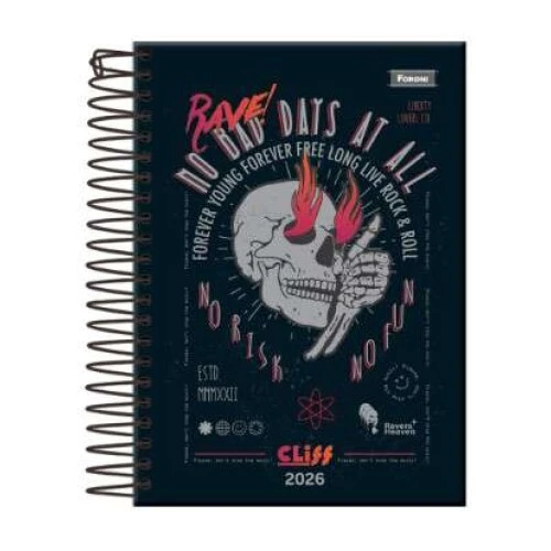 Agenda Anual Cliff 176 folhas - Foroni