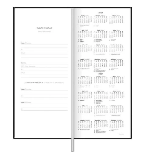 Agenda Anual Comercial Preta 208 Fls Agenda Anual Comercial Preta 208 Fls