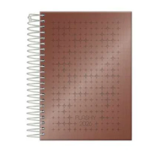Agenda Anual Flashy Metalizada 176 folhas - Foroni Agenda Anual Flashy Metalizada 176 folhas - Foroni