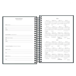 Agenda Anual Pepper Preta 160 folhas - Tilibra