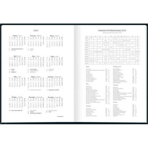 Agenda Anual Pepper Preta 160 folhas - Tilibra Agenda Anual Pepper Preta 160 folhas - Tilibra