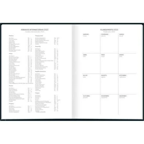 Agenda Anual Pepper Preta 160 folhas - Tilibra Agenda Anual Pepper Preta 160 folhas - Tilibra