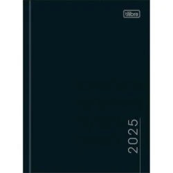 Agenda Anual Pepper Preta 160 folhas - Tilibra