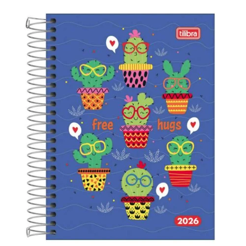 Agenda Espiral Anual Mais Fem D+ 176 folhas - Tilibra