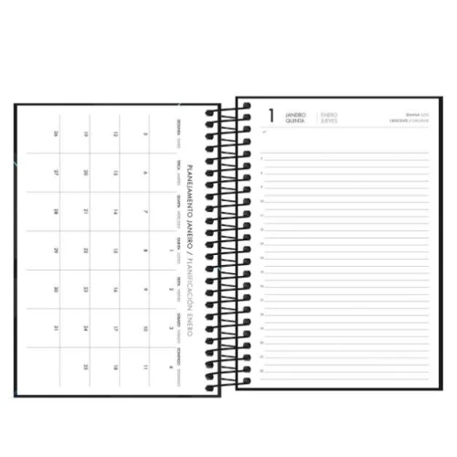 Agenda Espiral Anual Spot 200 folhas - Tilibra Agenda Espiral Anual Spot 200 folhas - Tilibra