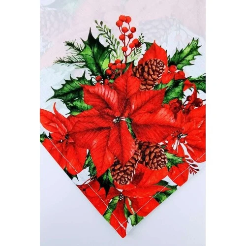 Americano de Natal Flor 44x34cm unidade - NSW