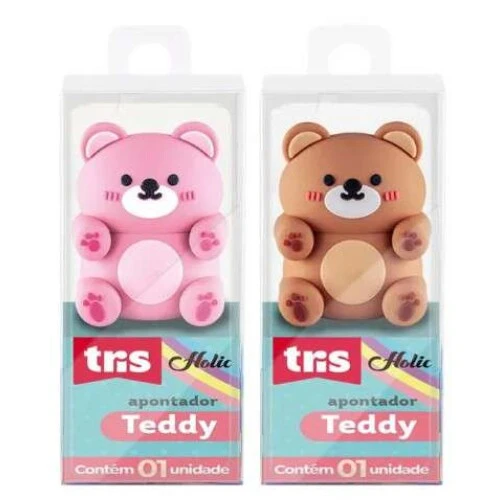 Apontador Simples Ursinho Teddy - Tris Apontador Simples Ursinho Teddy - Tris