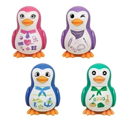 Apontador com Borracha Pinguim Sortido - Molin