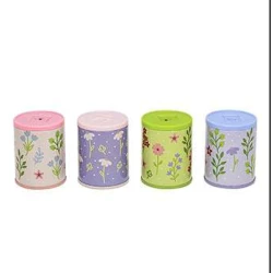 Apontador com Depósito Latinha Floral - Molin