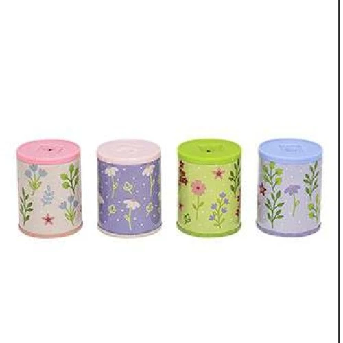 Apontador com Depósito Latinha Floral - Molin