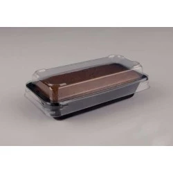 Bandeja Bolo Inglês com Tampa G220 PR - Galvanotek