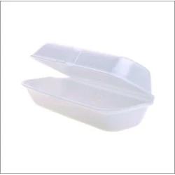 Bandeja Espumada de Isopor p/ Cachorro Quente pct c/100 - Cryovac