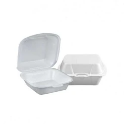 Bandeja Hamburgueira Espumada de Isopor X-salada Pacote com 50 - Copobras CH-003