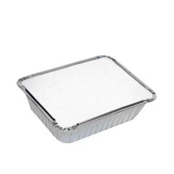 Bandeja de Alumínio Retangular D2 1000ml Wyda - Pacote com 10 Unidades