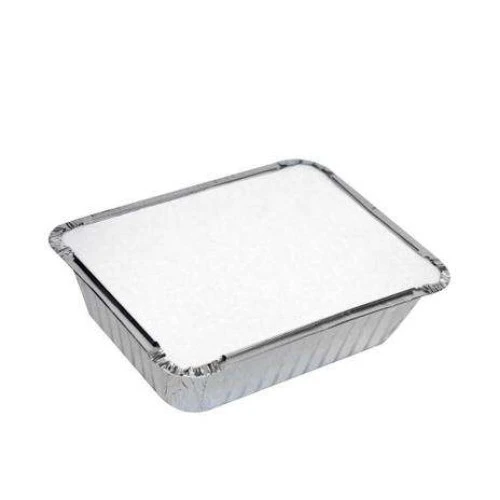 Bandeja de Alumínio Retangular D2 1000ml Wyda - Pacote com 10 Unidades