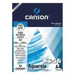 Bloco Aquarela A4 - Canson