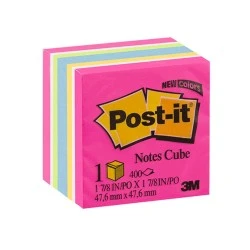 Bloco Post It 1X400 Colorido 3M