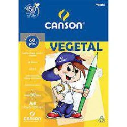 Bloco de Papel Vegetal A4 Canson