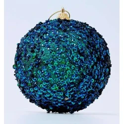 Bola Decorativa Natal 10cm c/3 Verde - Rio Master