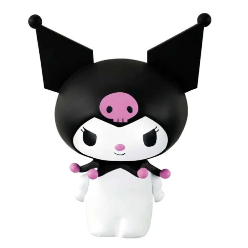 Boneca Hello Kitty Fandom Box Kuromi (Líder Brinquedos), Vinil Atóxico 10cm com Box Expositor