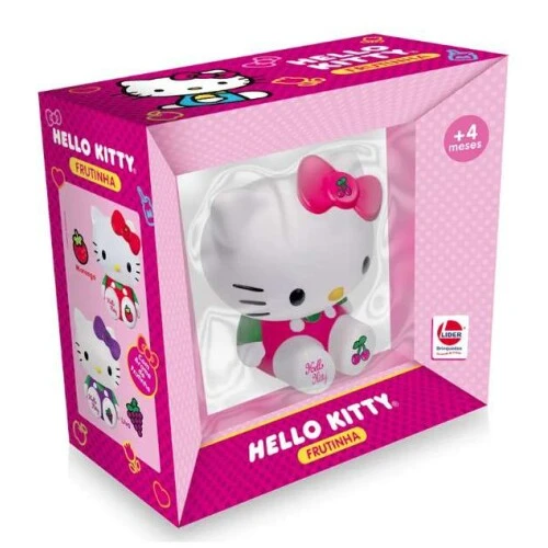 Boneca Hello Kitty Frutinha Cereja 12cm - Líder Brinquedos Ref. 3551