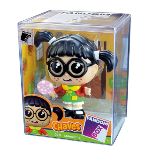 Boneca Turma do Chaves Chiquinha Colecionável Fandom Box 10cm  Líder Brinquedos Ref. 3494