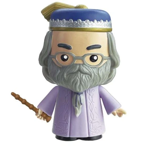 Boneco Harry Potter Dumbledore Colecionável Fandom Box 12cm Líder Brinquedos Ref. 3259