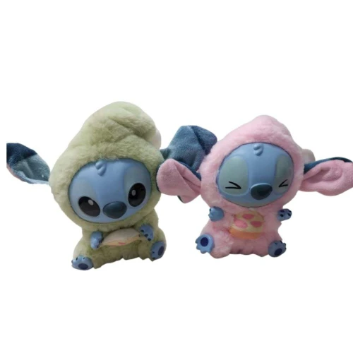 Boneco Stitch Labubu Disney  Chaveiro Surpresa