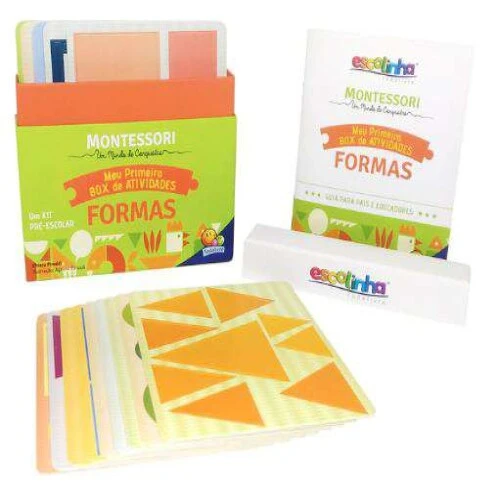 Box de Atividades Infantil Montessori Pré-escola - Formas