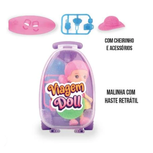 Brinquedo Malinha Viagem Doll- Polibrinq Brinquedo Malinha Viagem Doll- Polibrinq