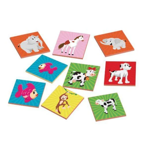 Brinquedo Memória Animais e Filhotes 24 Peças - CiaBrink
