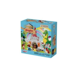 Brinquedo de madeira Cavaleiros e Dragões 37 peças  CiaBrink