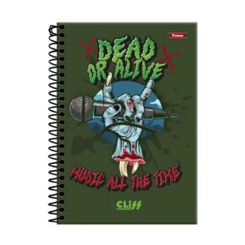 Cadeno Universitário Cliff 15 matérias 240 Folhas -Foroni