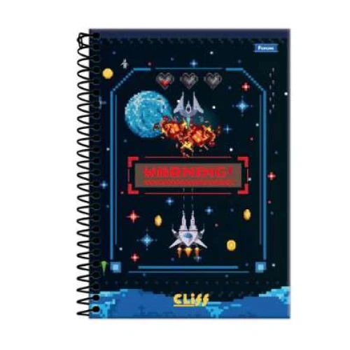 Cadeno Universitário Cliff 15 matérias 240 Folhas -Foroni