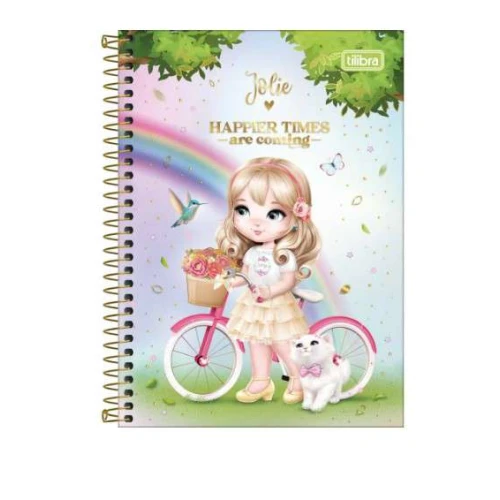 Caderneta Escolar Jolie 80 Folhas -Tilibra Caderneta Escolar Jolie 80 Folhas -Tilibra