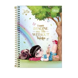 Caderneta Escolar Jolie 80 Folhas -Tilibra