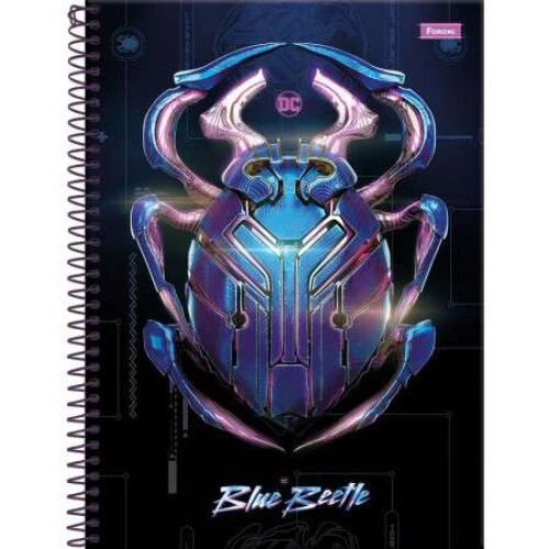 Caderno Blue Beetle 80 Folhas - Foroni