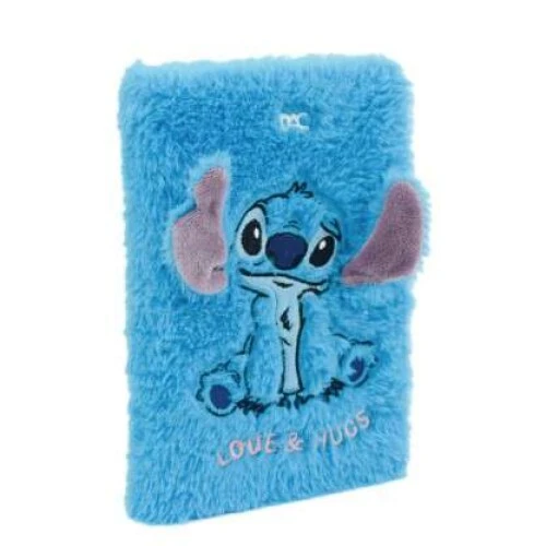 Caderno Brochura CD Fluffy 1/4 80 folhas Stitch Caderno Brochura CD Fluffy 1/4 80 folhas Stitch