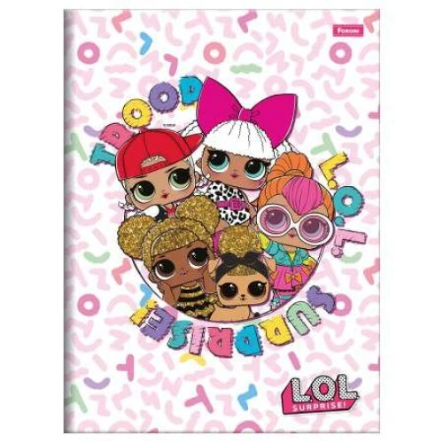 Caderno Brochurão LOL 80 Folhas - Foroni