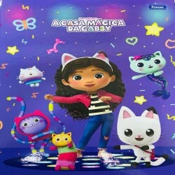 Caderno Brochurão A Casa Mágica da Gabby 80 Folhas - Foroni