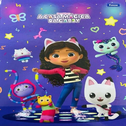 Caderno Brochurão A Casa Mágica da Gabby 80 Folhas - Foroni