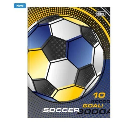 Caderno Brochurao Soccer 80 folhas - Tilibra