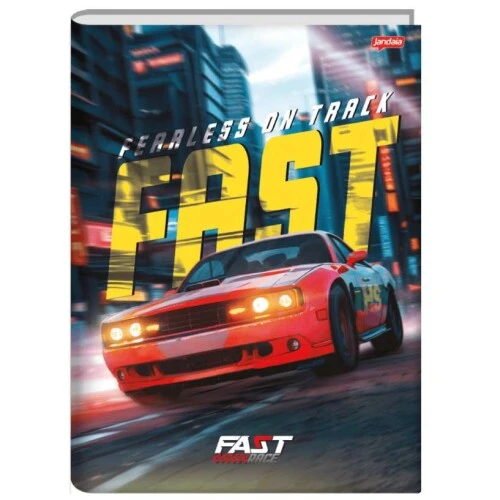 Caderno Brochurão Fast Race 80 Folhas - Jandaia