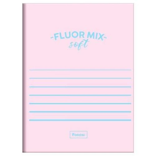 Caderno Brochurão Fluor Mix Soft 80 Folhas - Foroni