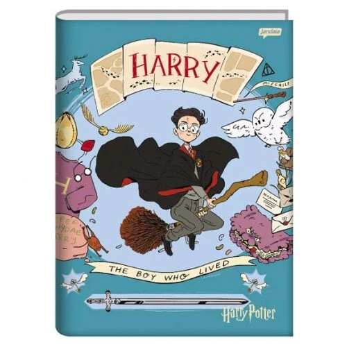 Caderno Brochurão Harry Potter 96 Folhas - Jandaia