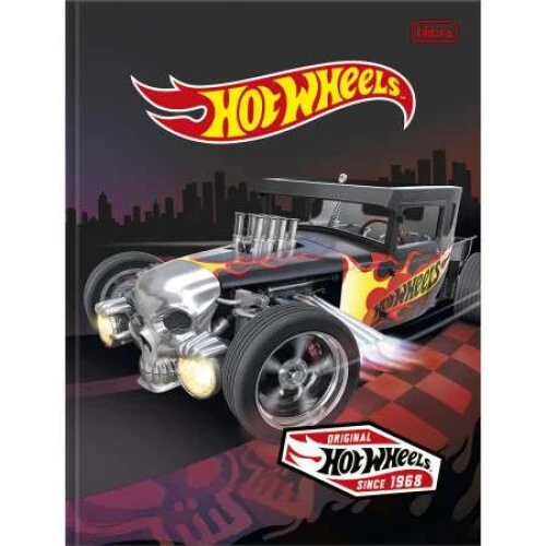 Caderno Brochurão Hot Wheels 80 Folhas - Tilibra
