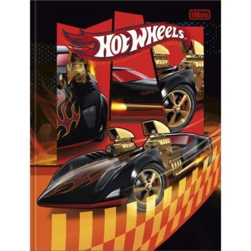 Caderno Brochurão Hot Wheels 80 Folhas - Tilibra