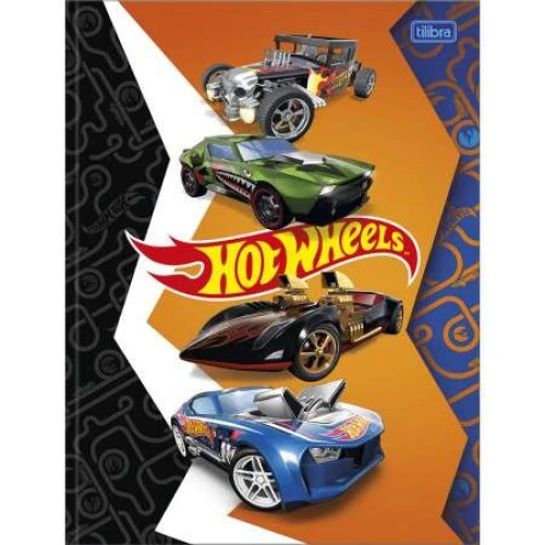 Caderno Brochurão Hot Wheels 80 Folhas - Tilibra