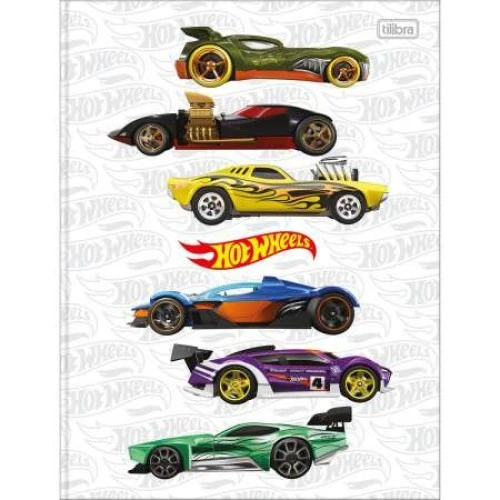 Caderno Brochurão Hot Wheels 80 Folhas - Tilibra